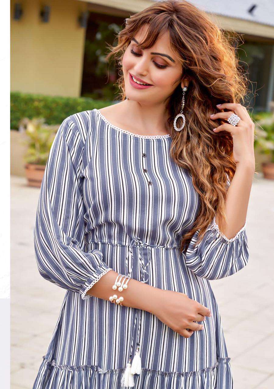 KADLEE ASHMI Rayon Kurti Wholesale catalog