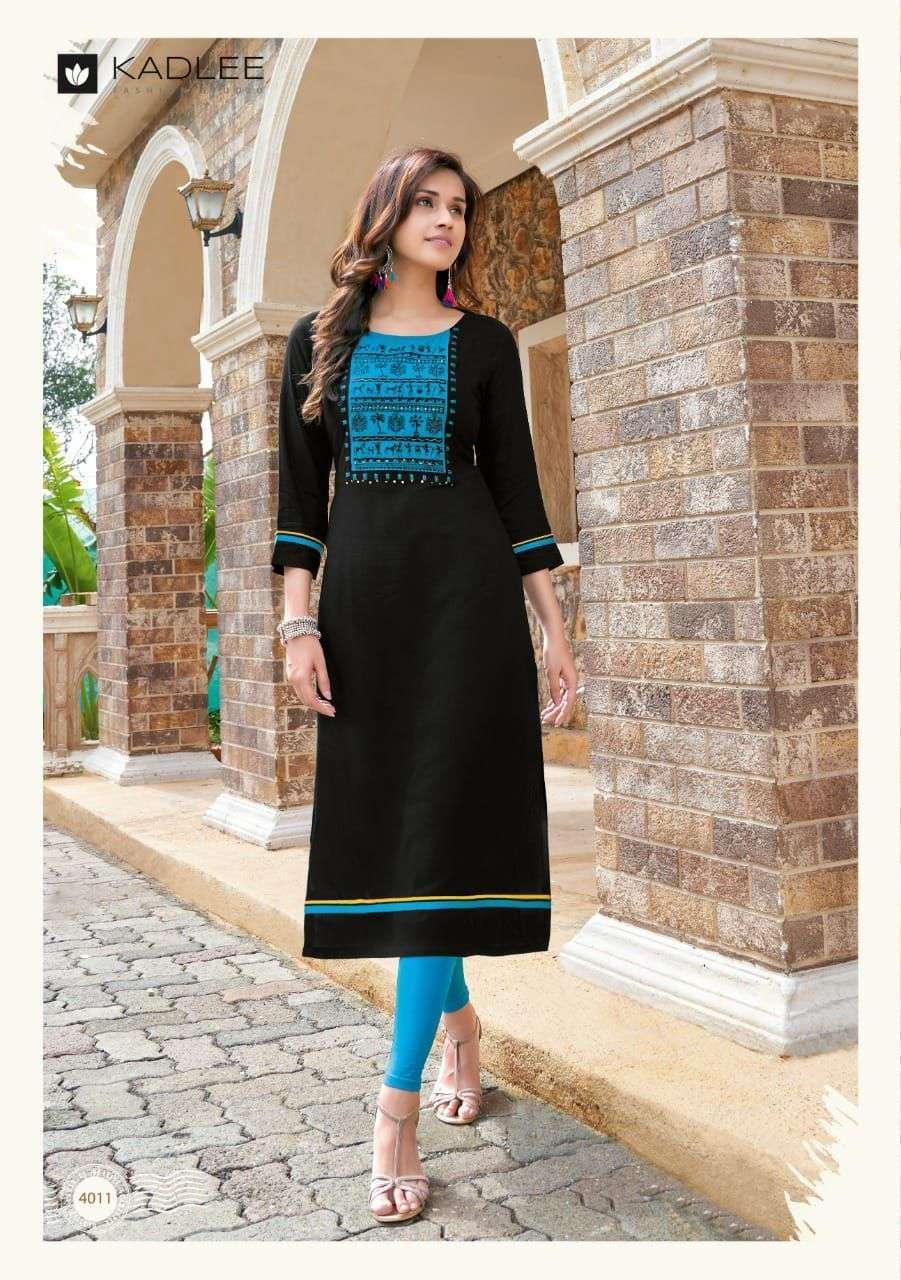 Kadlee Sachi 2 Rayon Kurti Wholesale catalog