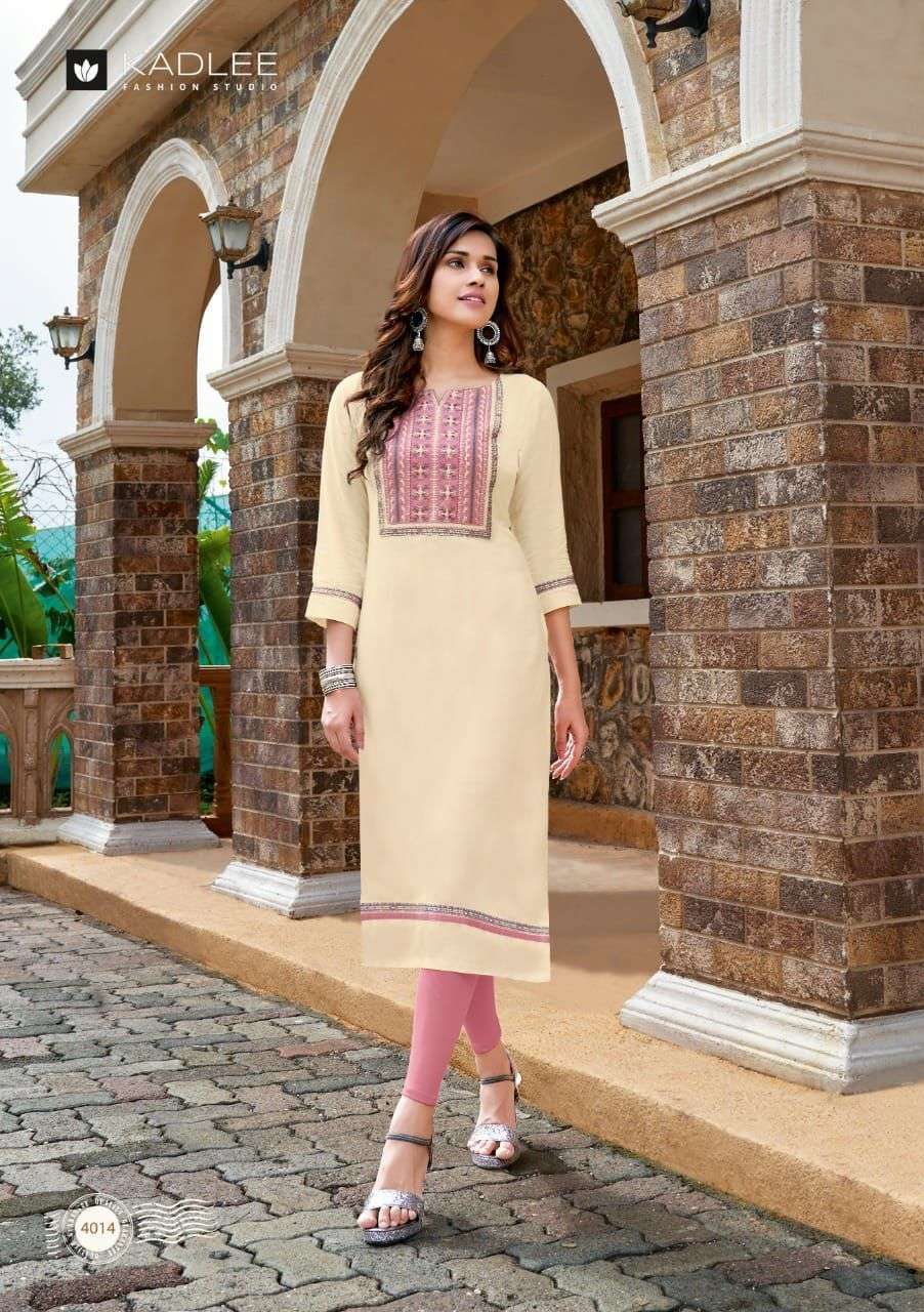 Kadlee Sachi 2 Rayon Kurti Wholesale catalog