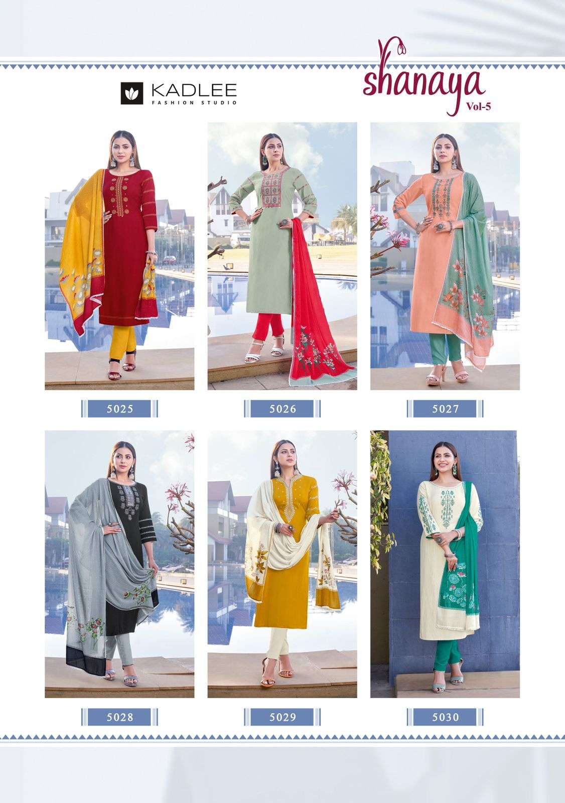 KADLEE SHANAYA VOL 5 Rayon Kurti Wholesale catalog