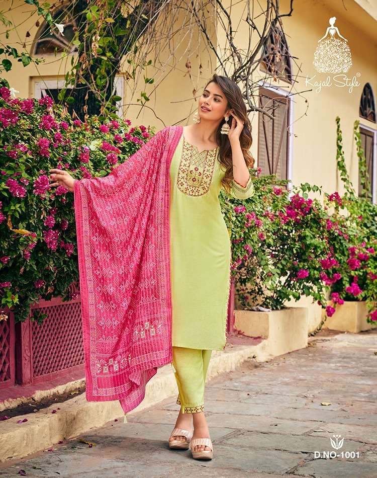 KAJAL STYLE Ambarsaiya Vol.1 KURTI WITH PANT & Fancy DUPATTA Wholesale catalog