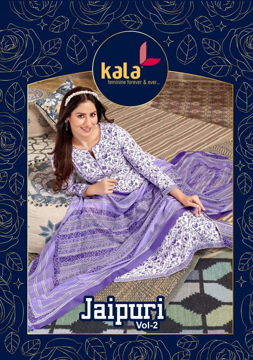 Kala Jaipuri Vol-2 – Kurti Pant With Dupatta