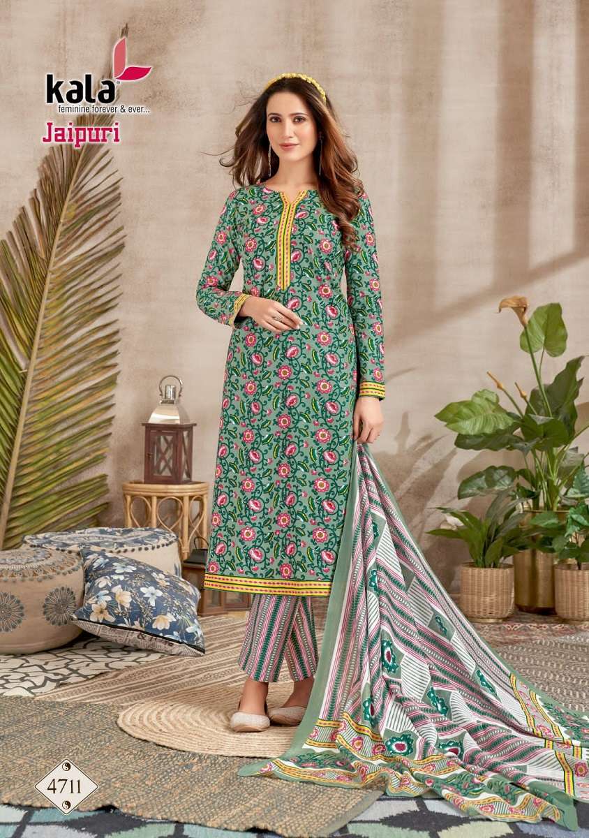 Kala Jaipuri Vol-2 – Kurti Pant With Dupatta