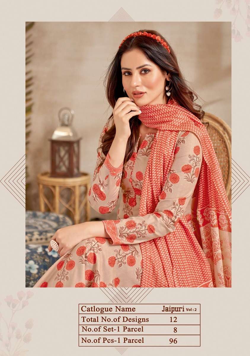 Kala Jaipuri Vol-2 – Kurti Pant With Dupatta