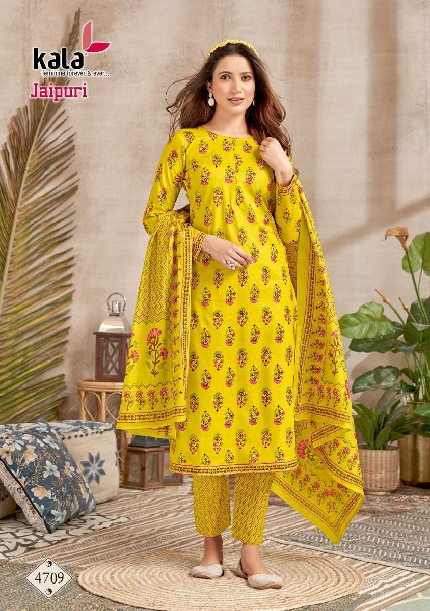 Kala Jaipuri Vol-2 – Kurti Pant With Dupatta