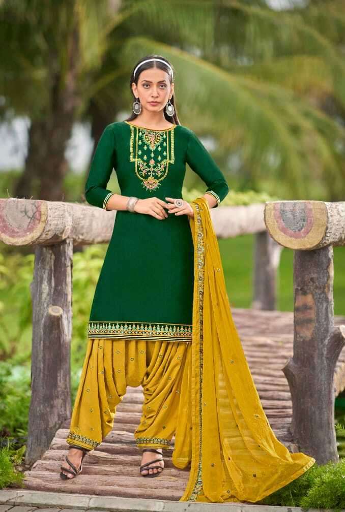 KALAROOP fashion of Patiala Vol - 34 KURTI Wholesale catalog