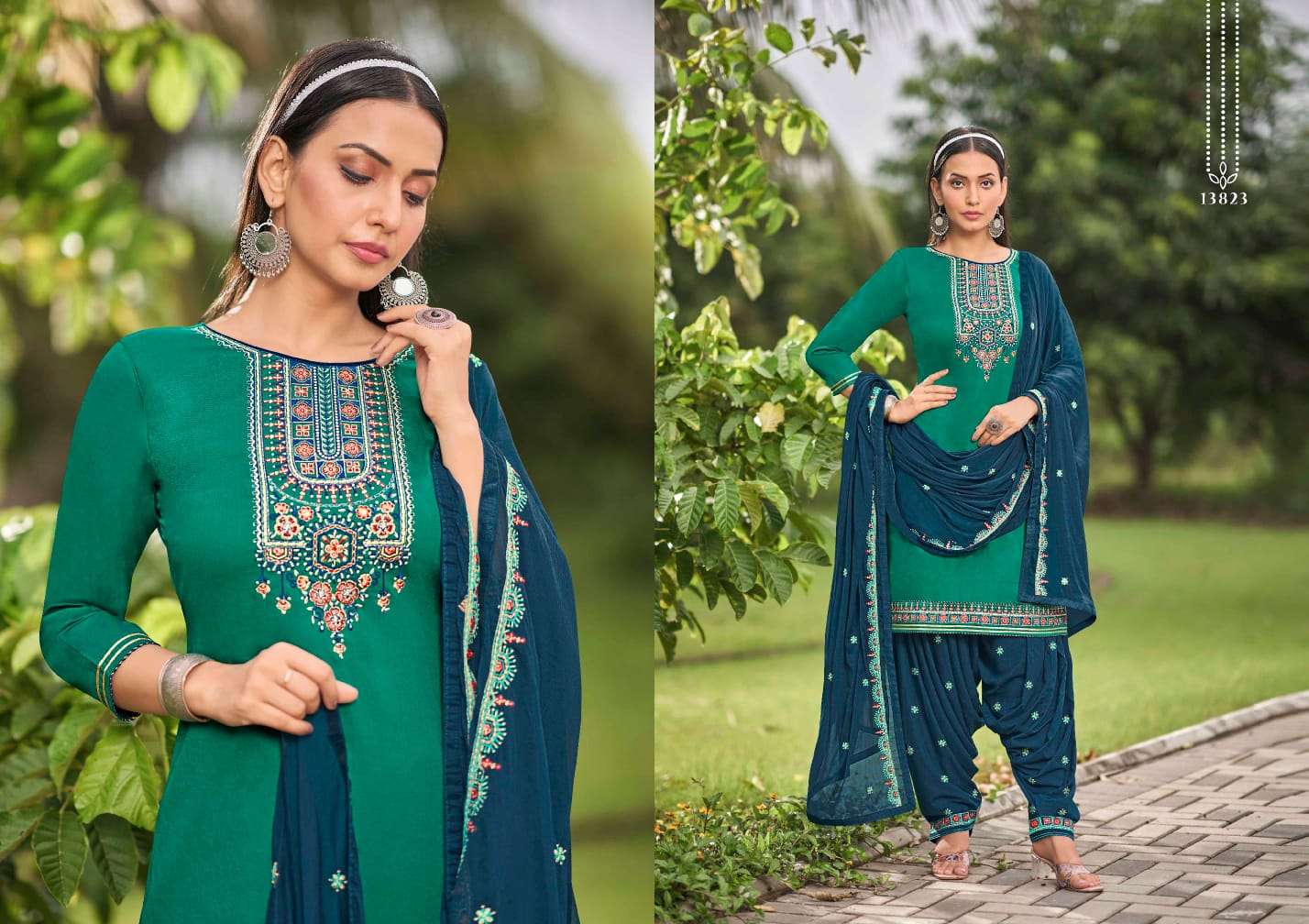 KALAROOP fashion of Patiala Vol - 34 KURTI Wholesale catalog