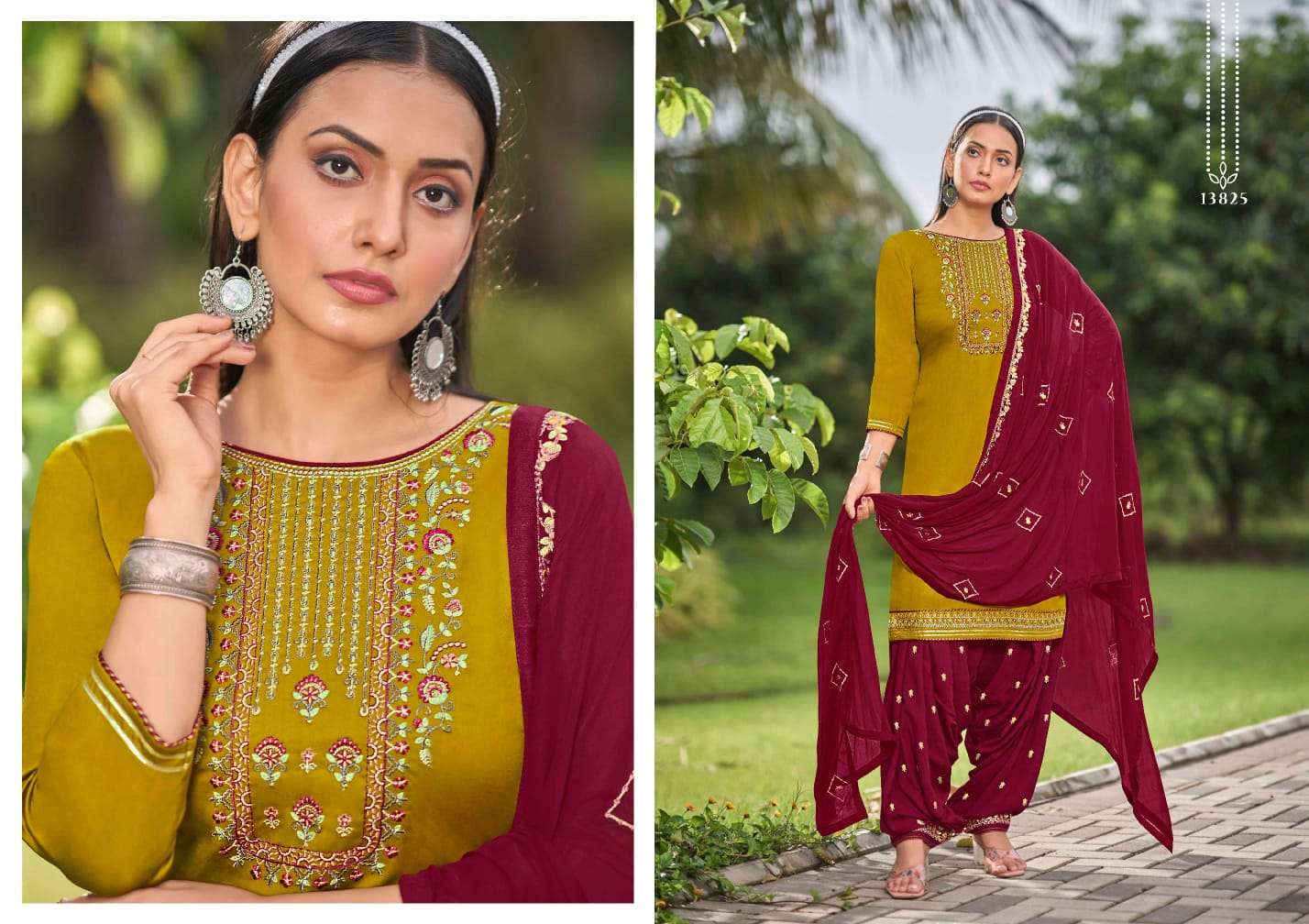 KALAROOP fashion of Patiala Vol - 34 KURTI Wholesale catalog