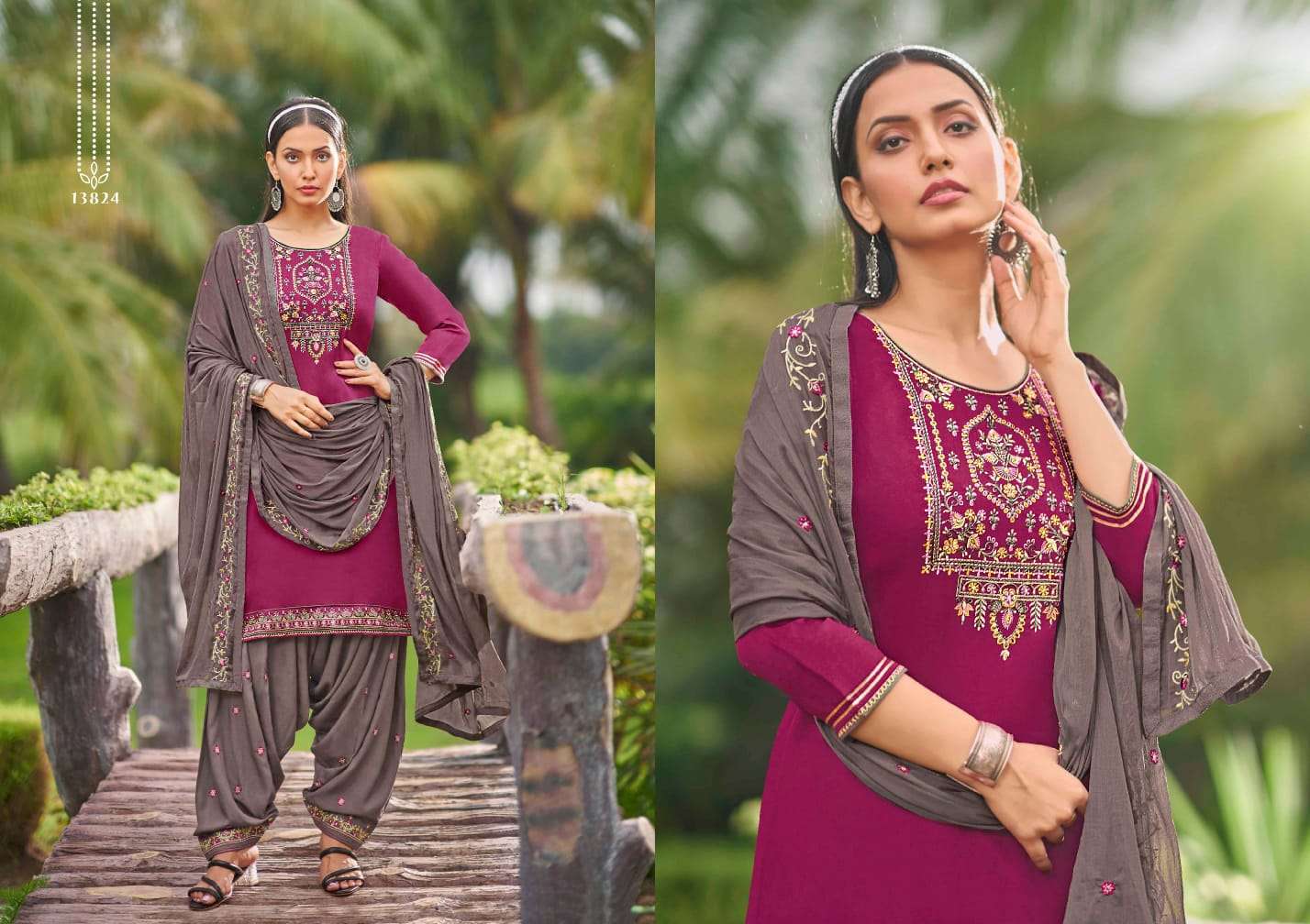 KALAROOP fashion of Patiala Vol - 34 KURTI Wholesale catalog