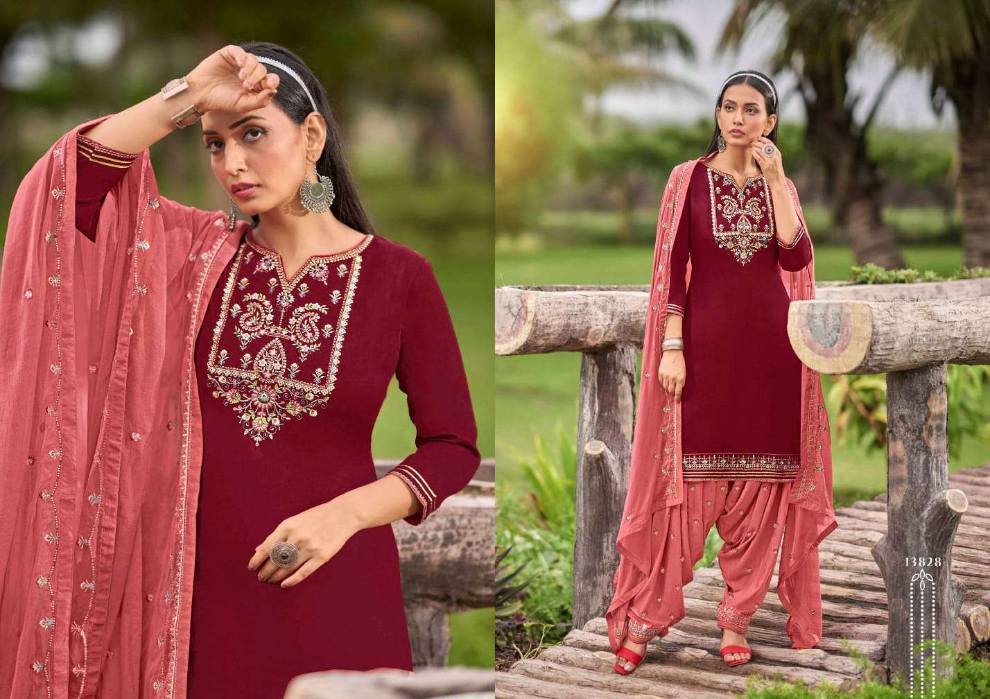 KALAROOP fashion of Patiala Vol - 34 KURTI Wholesale catalog