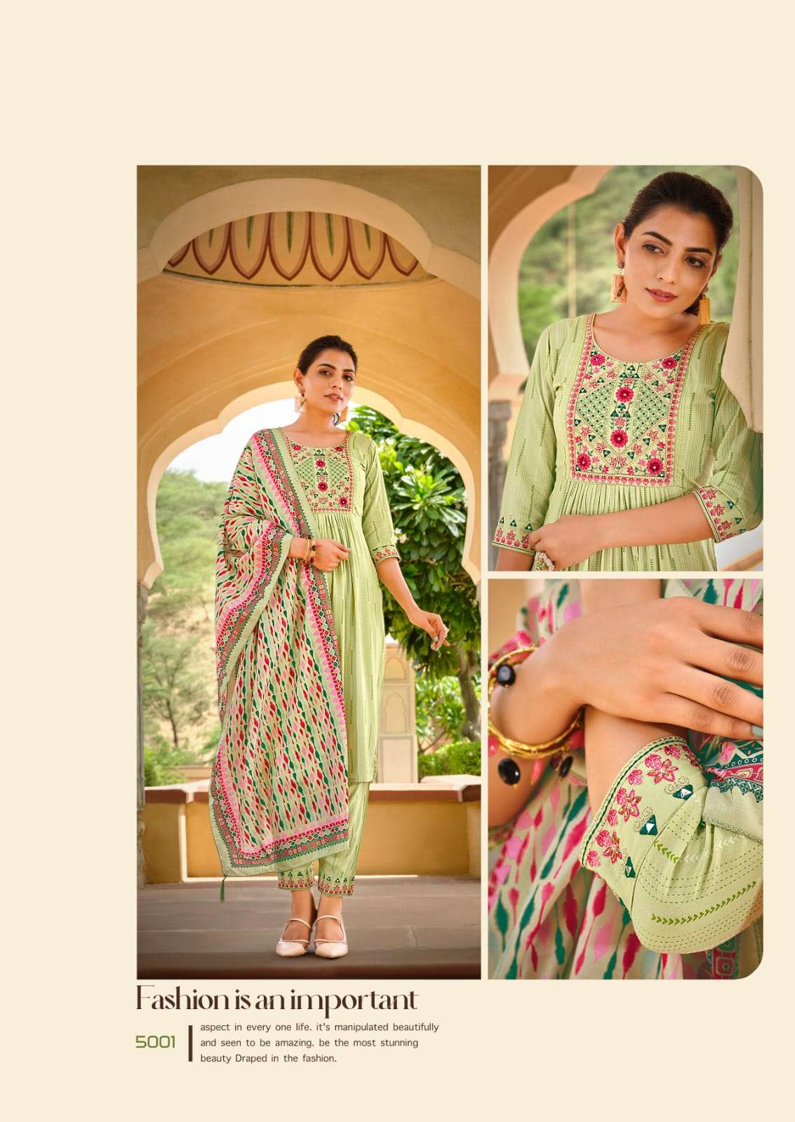 KARISSA GULMOHAR vol-2 NAYRA CUT KURTI WHOLESALE CATALOG