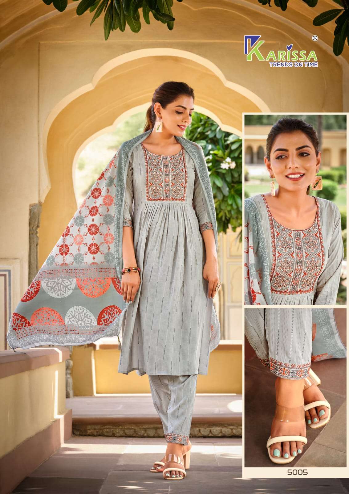 KARISSA GULMOHAR vol-2 NAYRA CUT KURTI WHOLESALE CATALOG