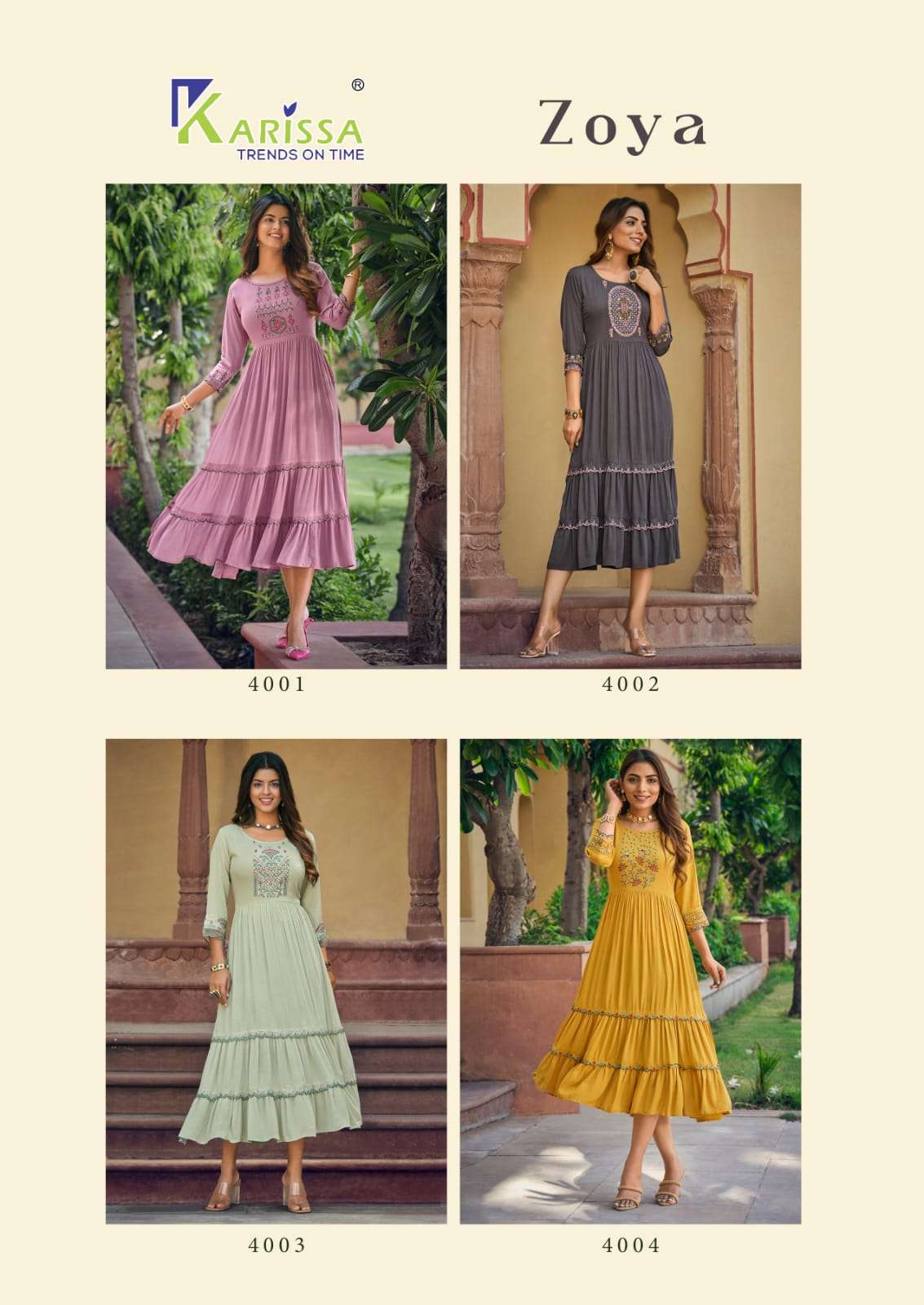 KARISSA ZOYA KURTI WHOLESALE CATALOG