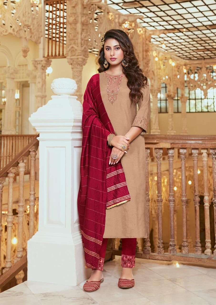 Kasbee Shanvi Vol 1 Rayon Weaving Chinon Readymade Dress Wholesale catalog
