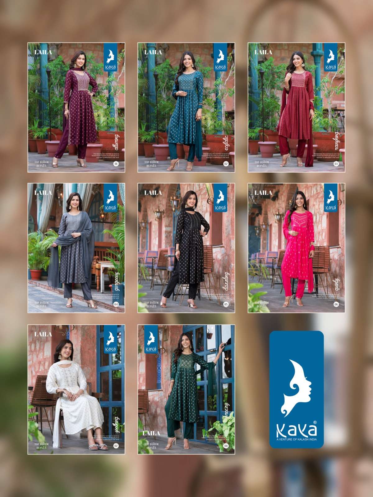 KAYA LAILA  NYRA CUT KURTI WHOLESALE CATALOG