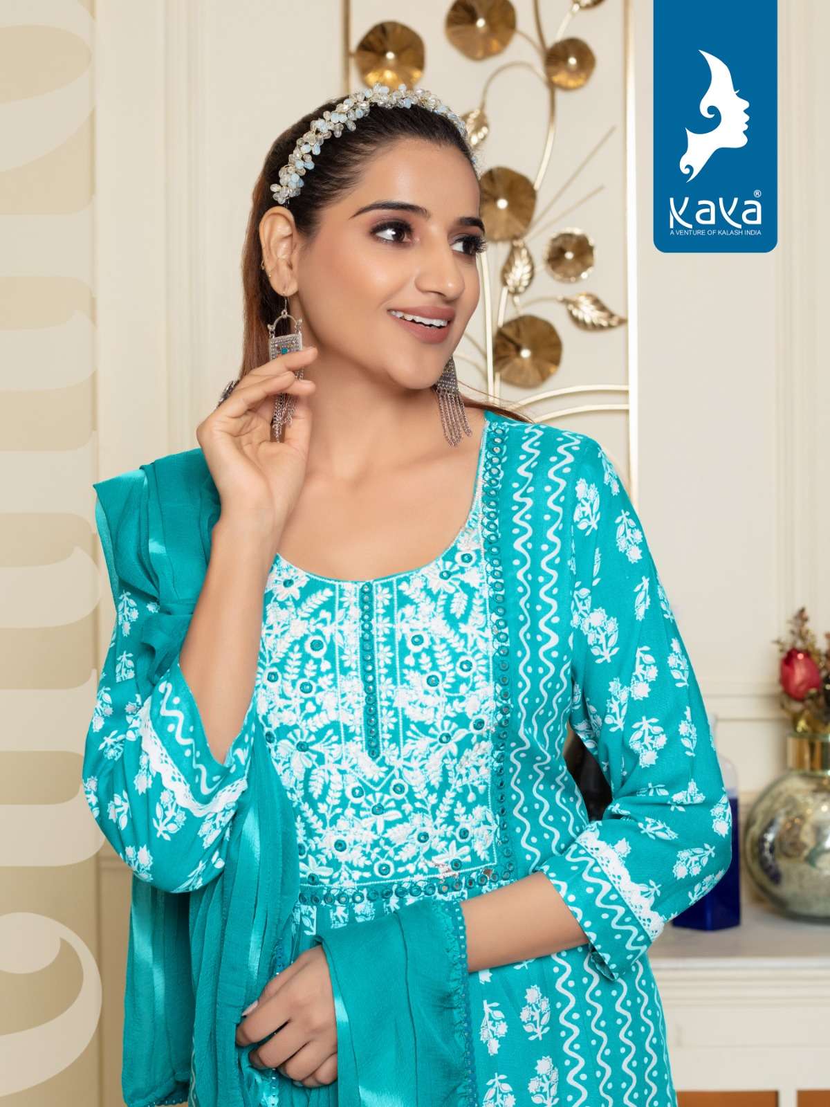 KAYA LEKHA RAYON PRINT KURTI Wholesale catalog
