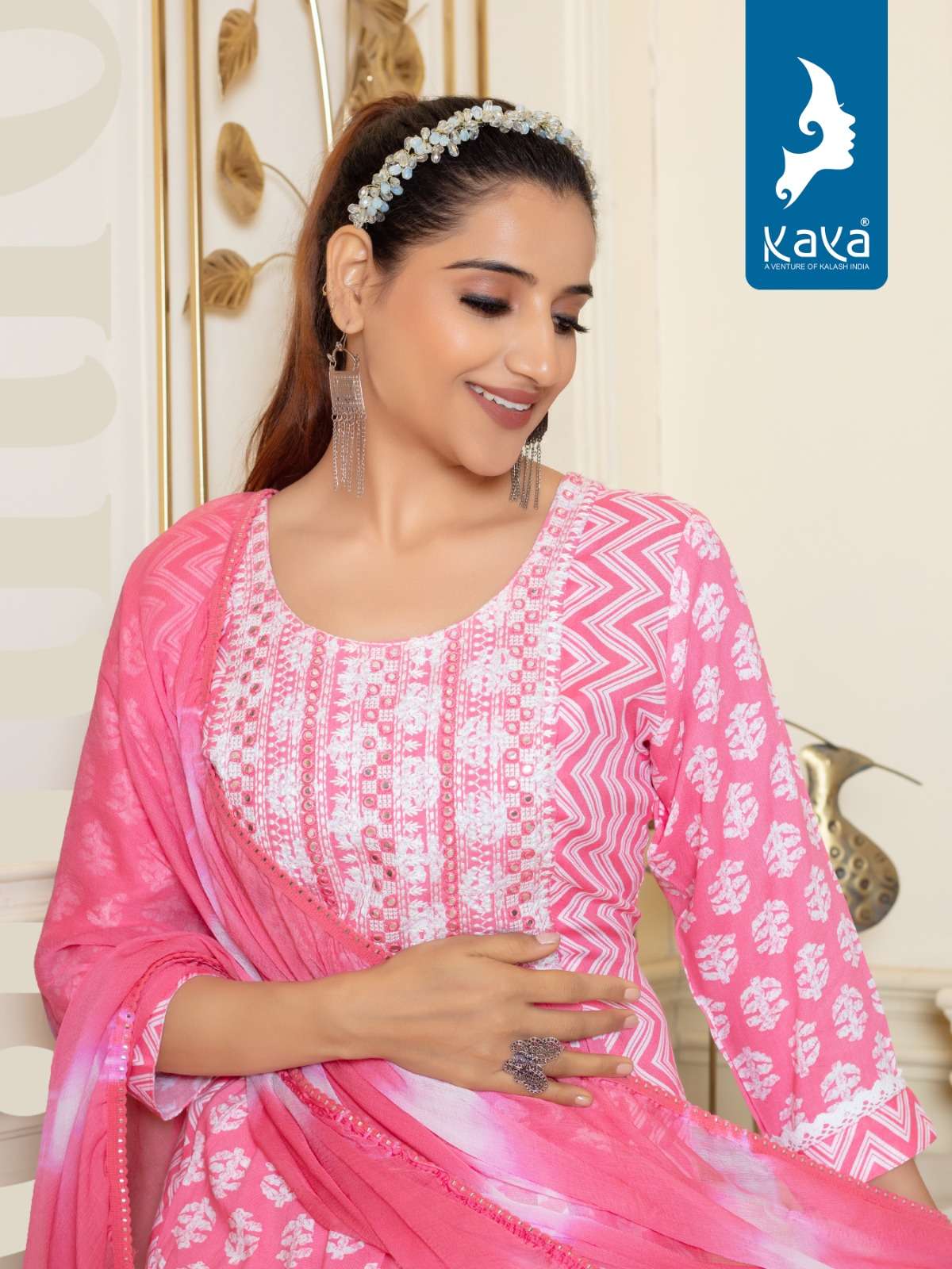 KAYA LEKHA RAYON PRINT KURTI Wholesale catalog