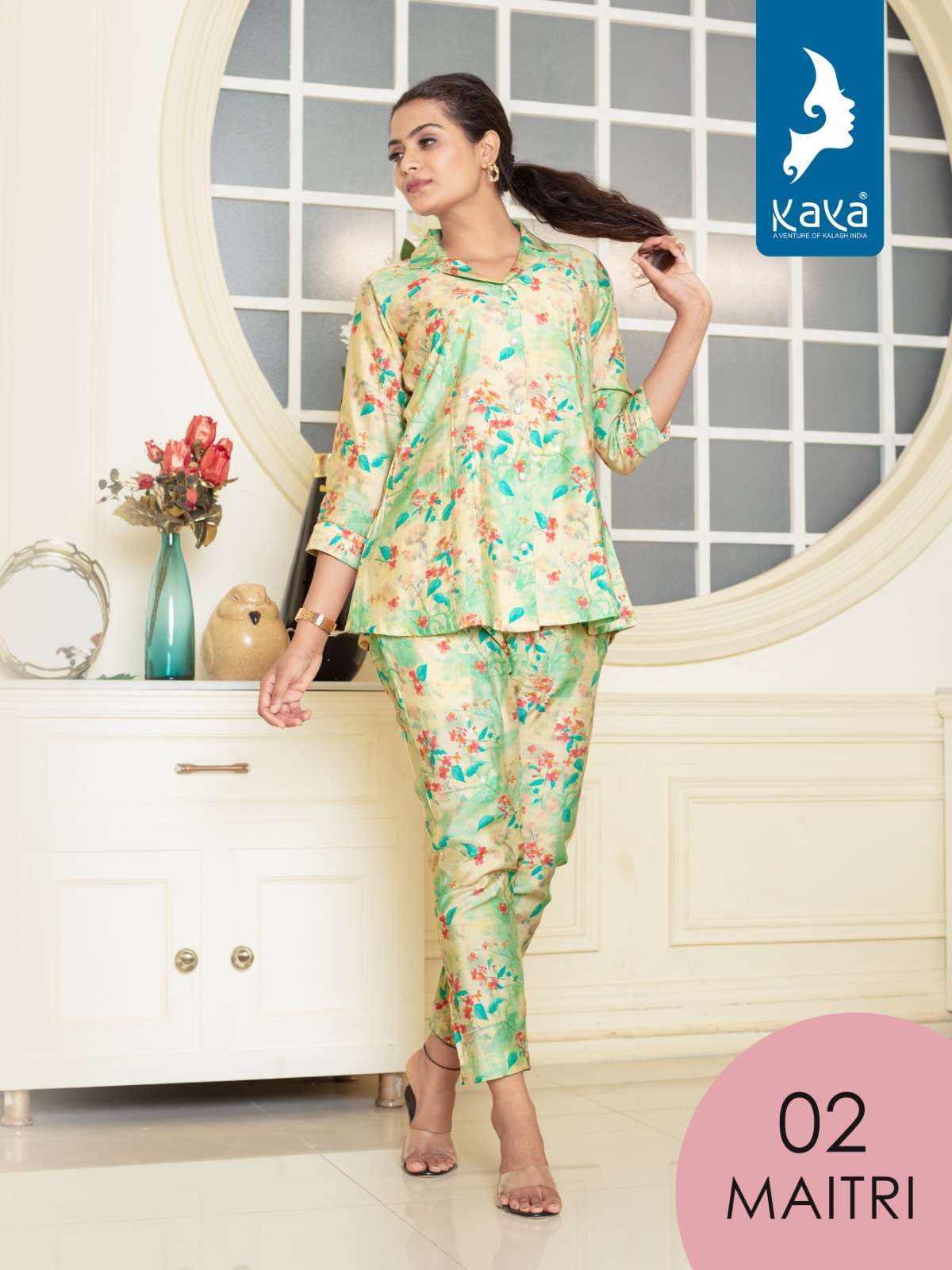KAYA MAITRI CO-ORD SET KURTI WHOLESALE CATALOG