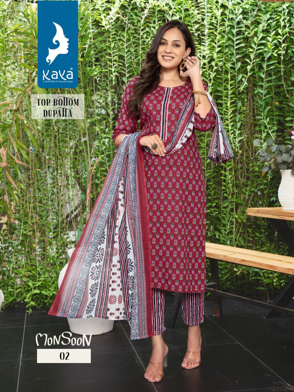 KAYA MONSOON RAYON PRINT KURTI WHOLESALE CATALOG