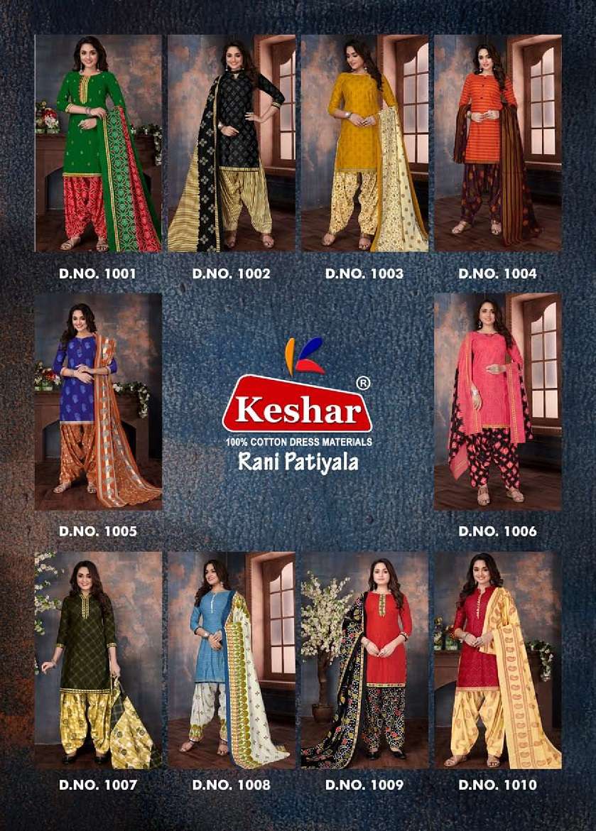 Kesar Rani Patiyala Vol-1 – Dress Material