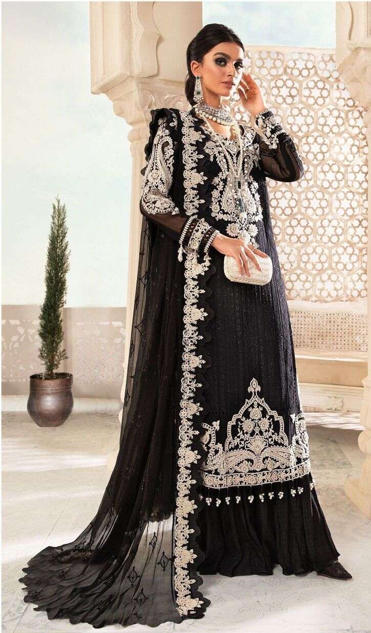 KF - 145 Georgette With Sequence Embroidery Work Pakistani suits Wholesale catalog