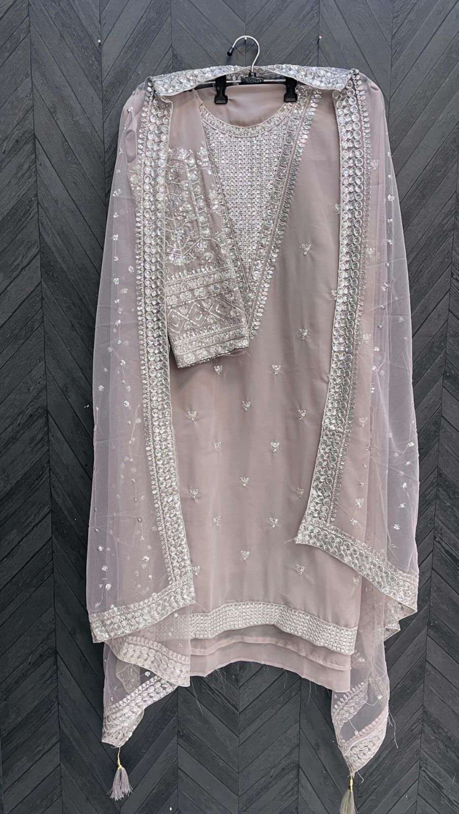 KF - 147 Fox Georgette With Multi Pakistani Suits Wholesale catalog