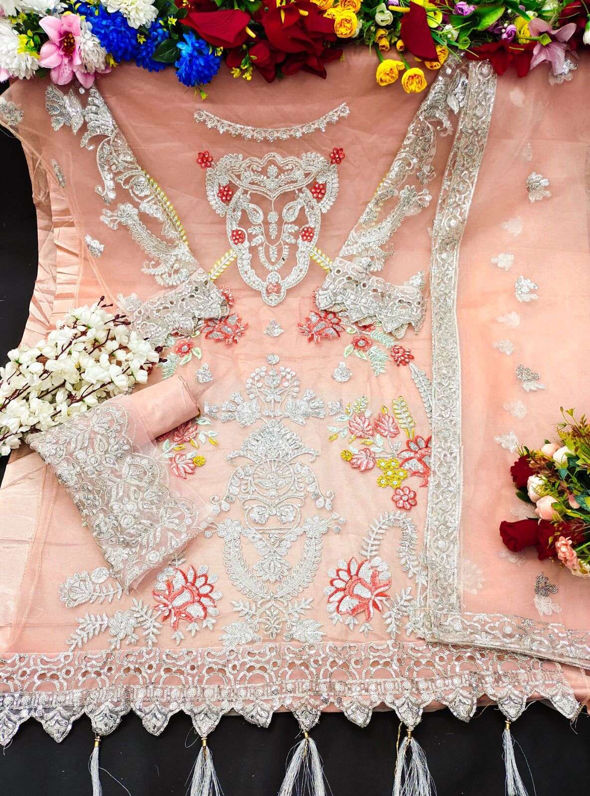 KF - 149 Embroidery Work Pakistani Suites Wholesale catalog 