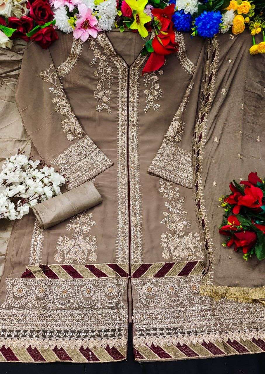 KF - 150 Georgette With Sequence Embroidery Pakistani Suits Wholesale catalog