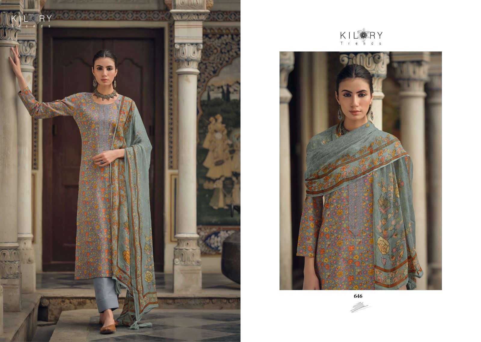 KILORY TRENDZ TESORO PURE LAWN COTTON Salwar Kameez Wholesale catalog