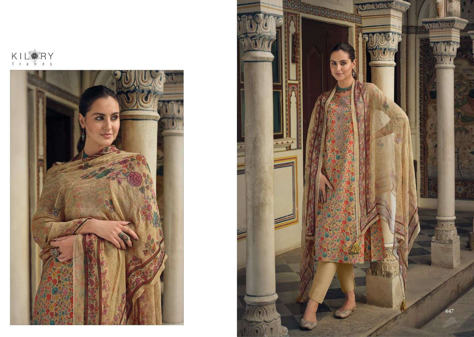 KILORY TRENDZ TESORO PURE LAWN COTTON Salwar Kameez Wholesale catalog