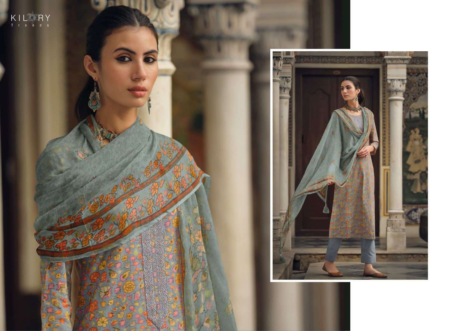 KILORY TRENDZ TESORO PURE LAWN COTTON Salwar Kameez Wholesale catalog