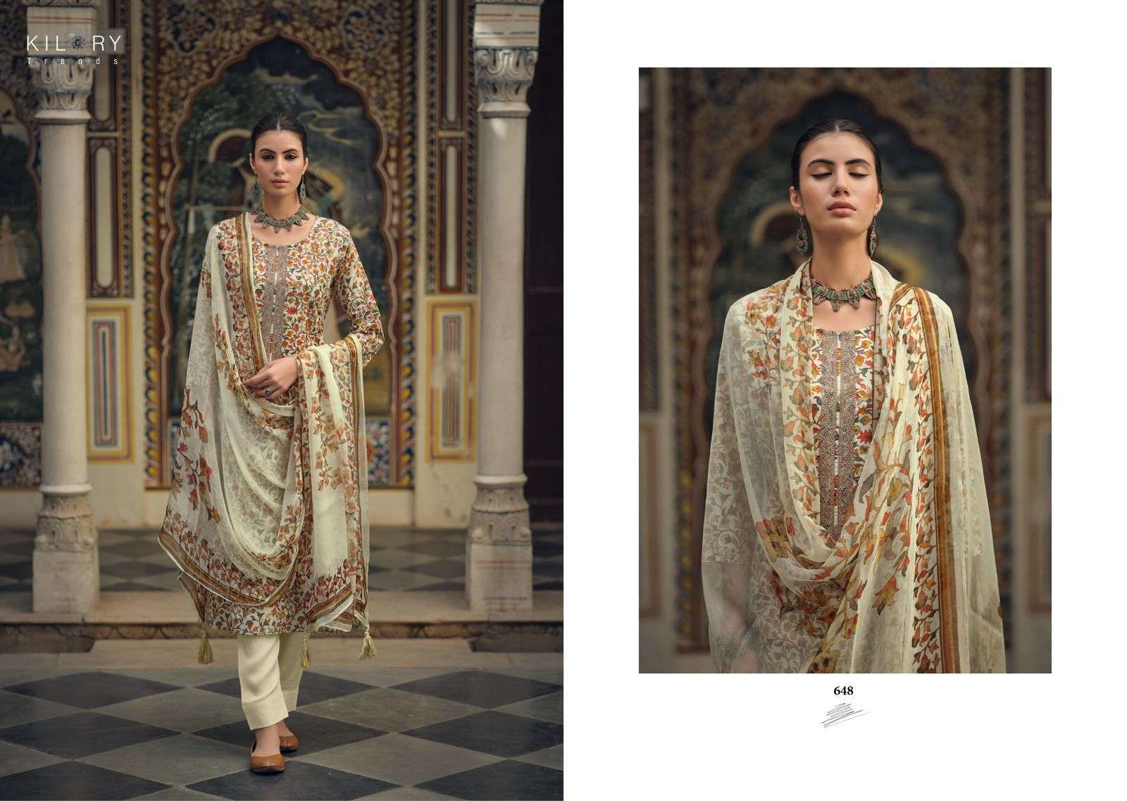KILORY TRENDZ TESORO PURE LAWN COTTON Salwar Kameez Wholesale catalog