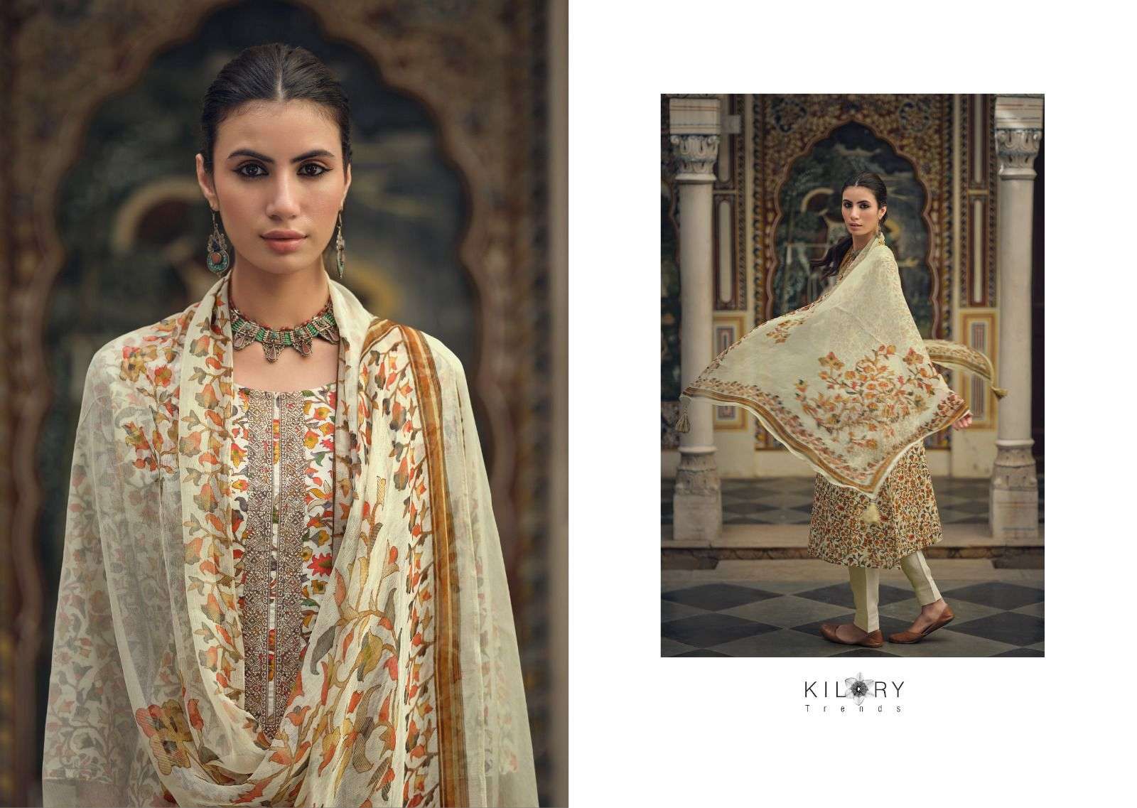 KILORY TRENDZ TESORO PURE LAWN COTTON Salwar Kameez Wholesale catalog