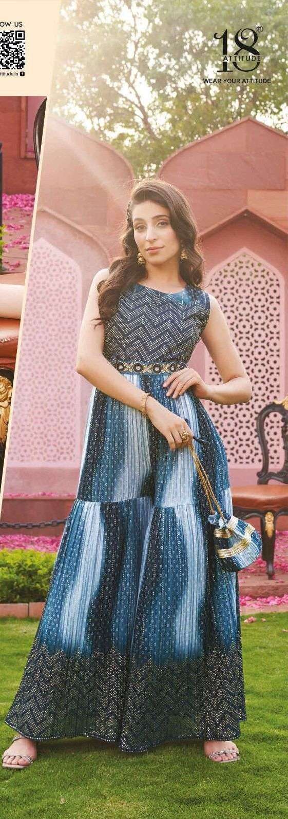 KITTY-PARTY INDO-WESTERN JUMPSUITS KURTI WHOLESALE CATALOG