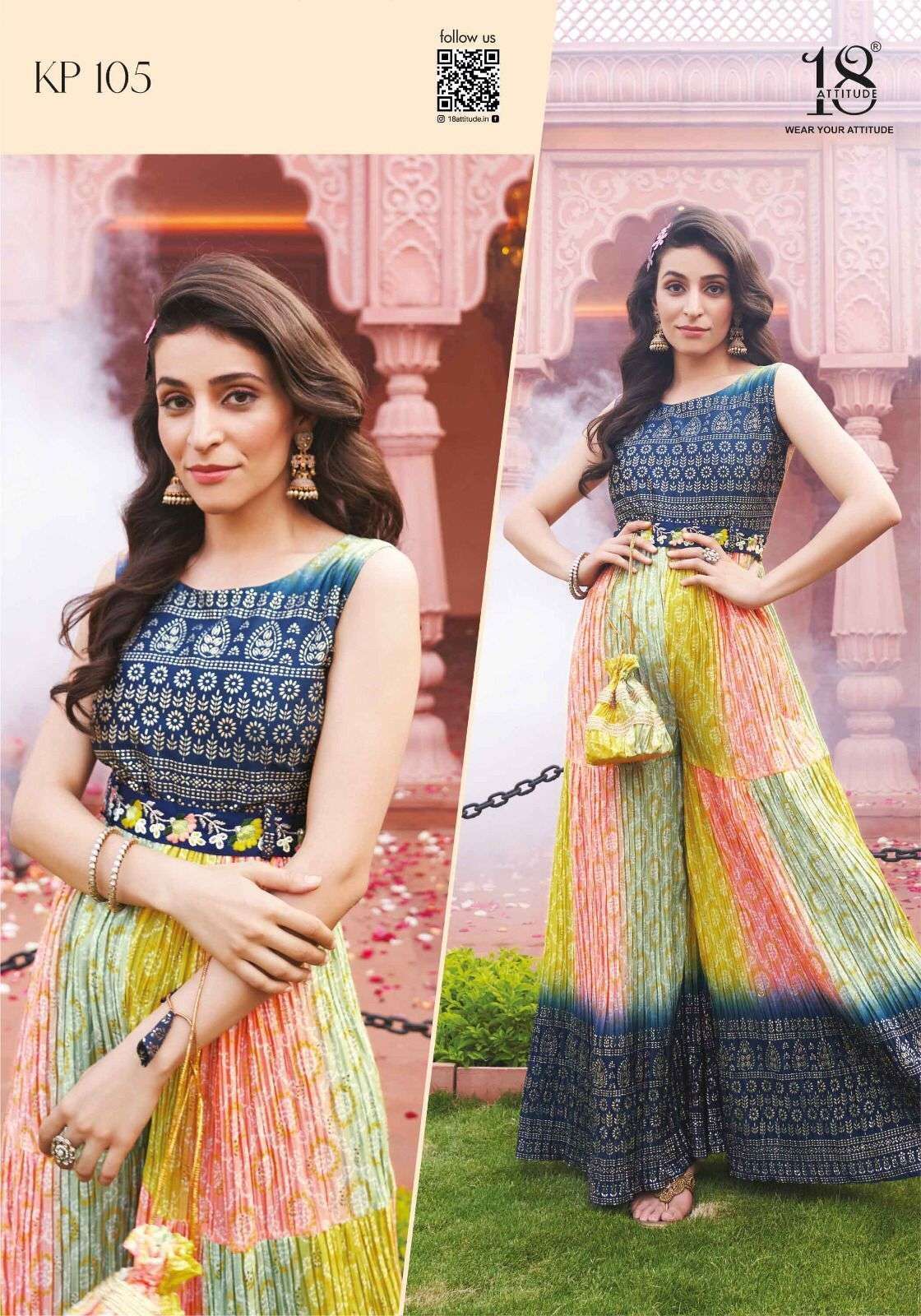 KITTY-PARTY INDO-WESTERN JUMPSUITS KURTI WHOLESALE CATALOG