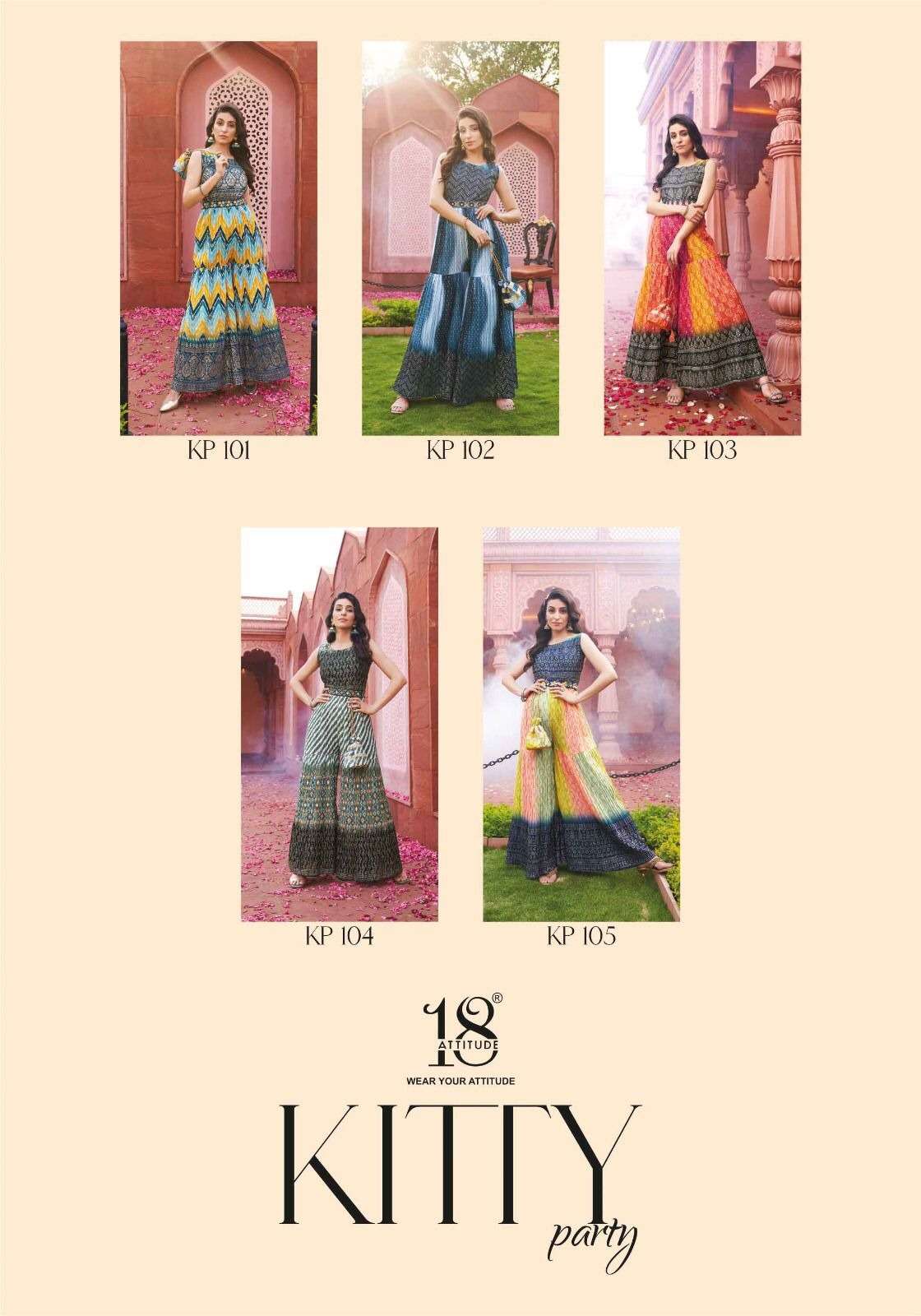 KITTY-PARTY INDO-WESTERN JUMPSUITS KURTI WHOLESALE CATALOG