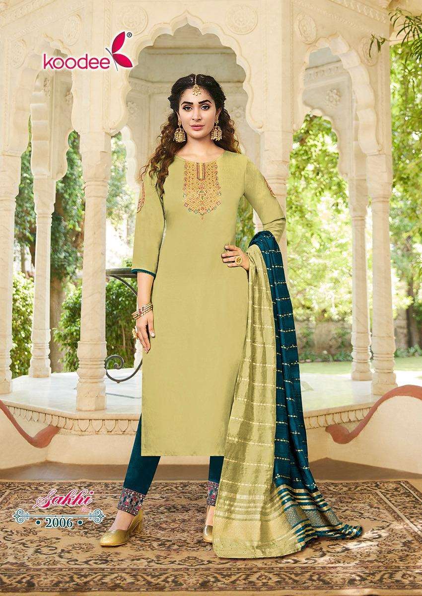 Koodee Sakhi Vol 2 Heavy Chander Kurti Wholesale catalog