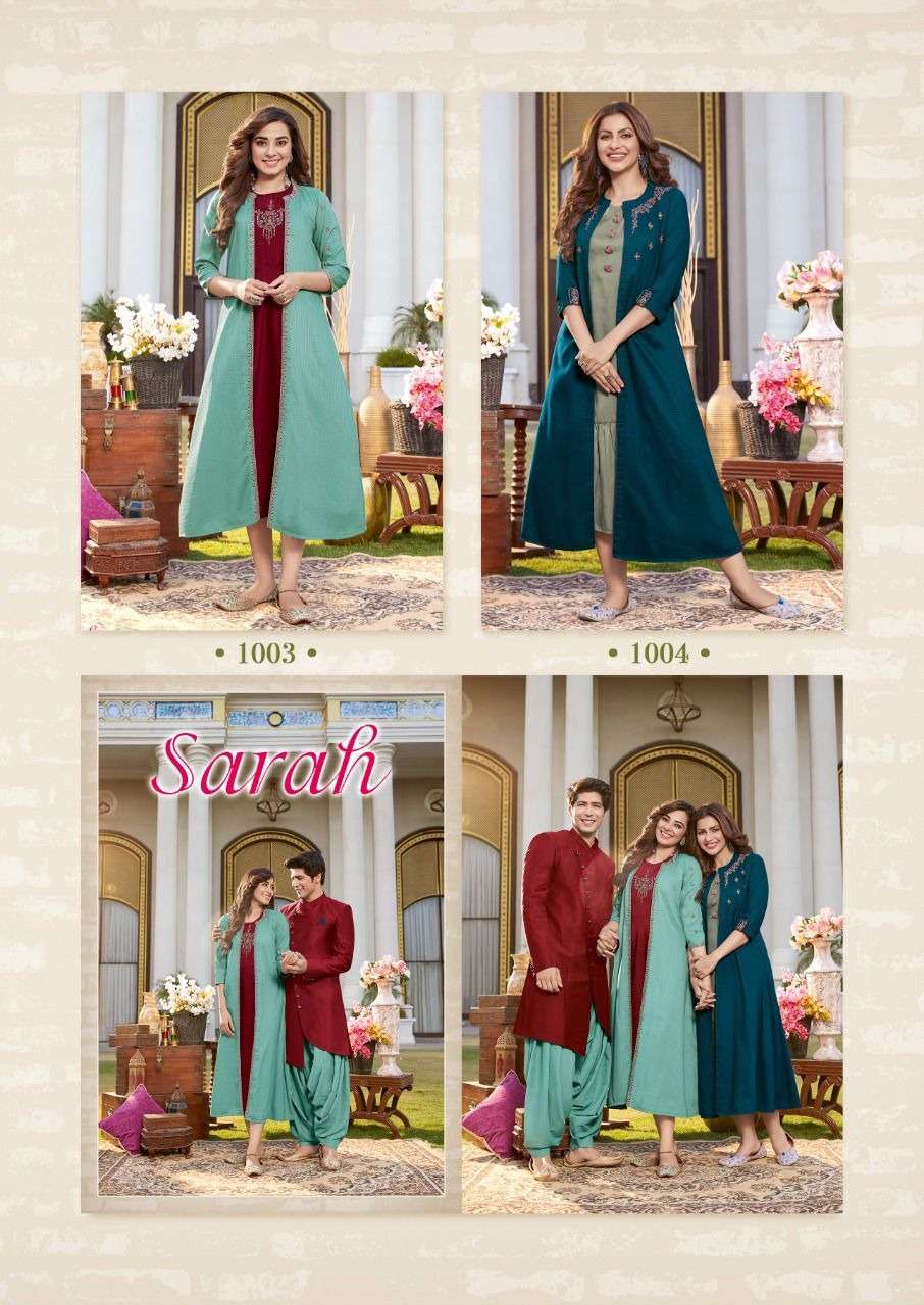 Koodee Sarah Chinon Kurti Wholesale catalog