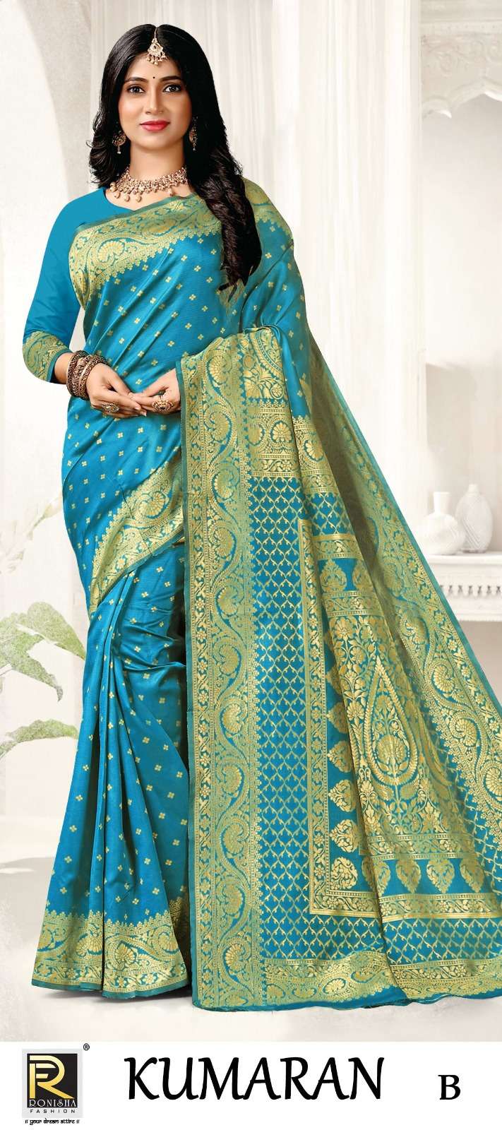KUMARAN  BY RONISHA SAREE SILK FABRICS SUPER HIT COLLECTION 