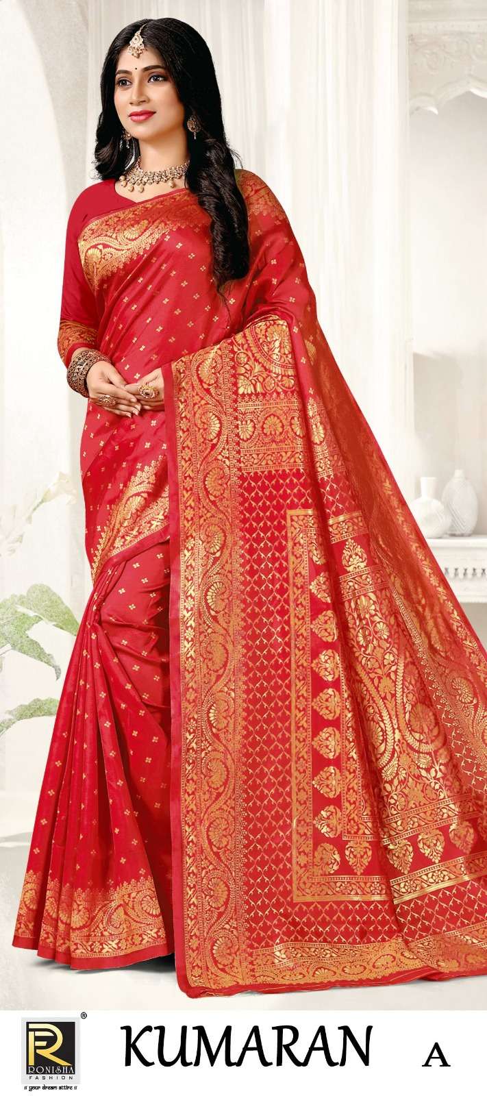 KUMARAN  BY RONISHA SAREE SILK FABRICS SUPER HIT COLLECTION 