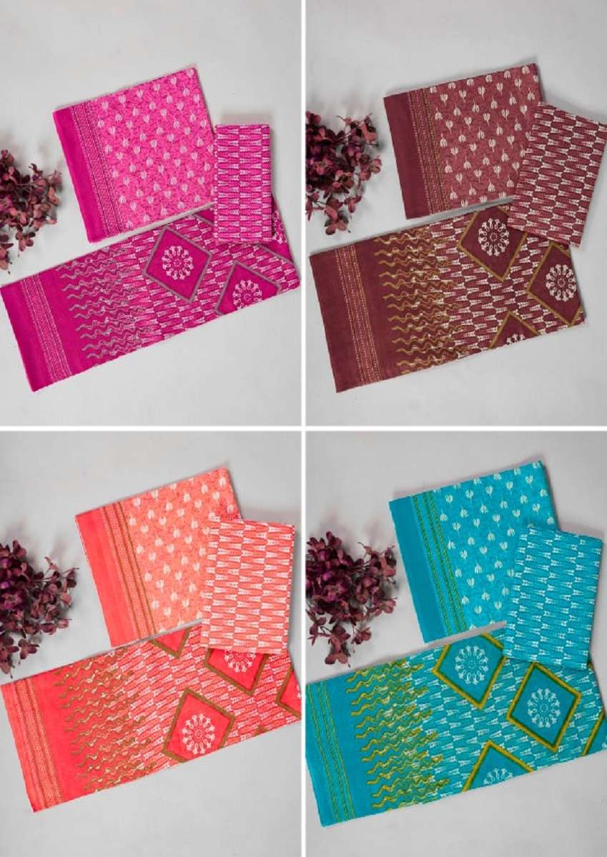 Laado 4 Matching Printed – Dress Material