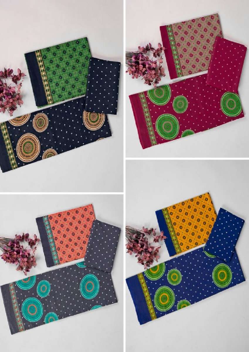 Laado 4 Matching Printed – Dress Material
