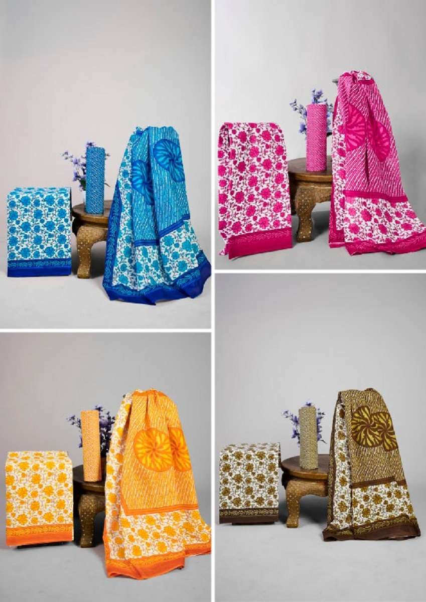 Laado 4 Matching Printed – Dress Material
