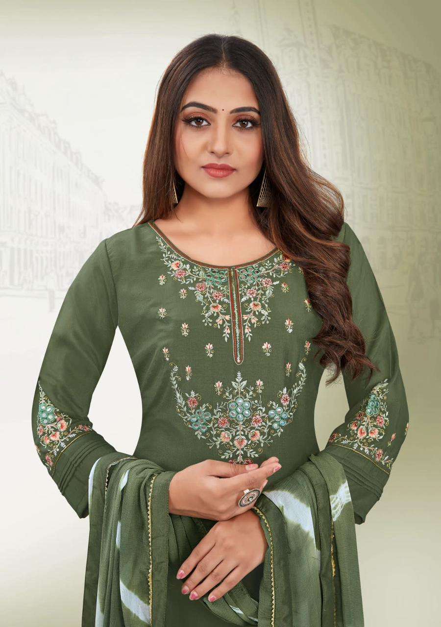 Ladies Flavour Noori Chinon Kurti Wholesale catalog