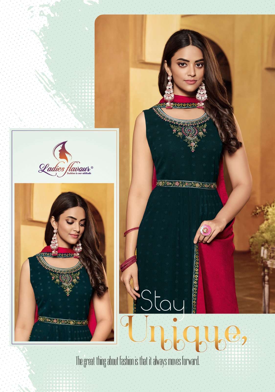 Ladies Flavour Sagun Kurti Wholesale catalog