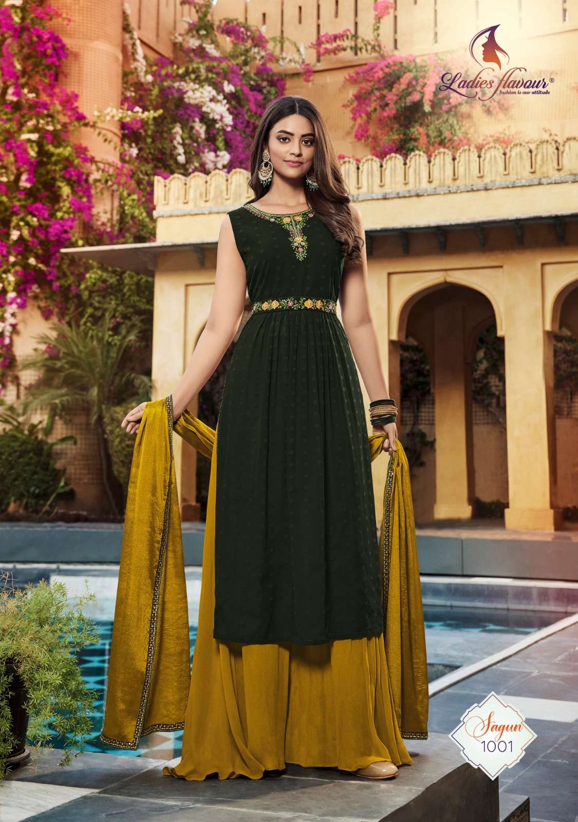 Ladies Flavour Sagun Kurti Wholesale catalog