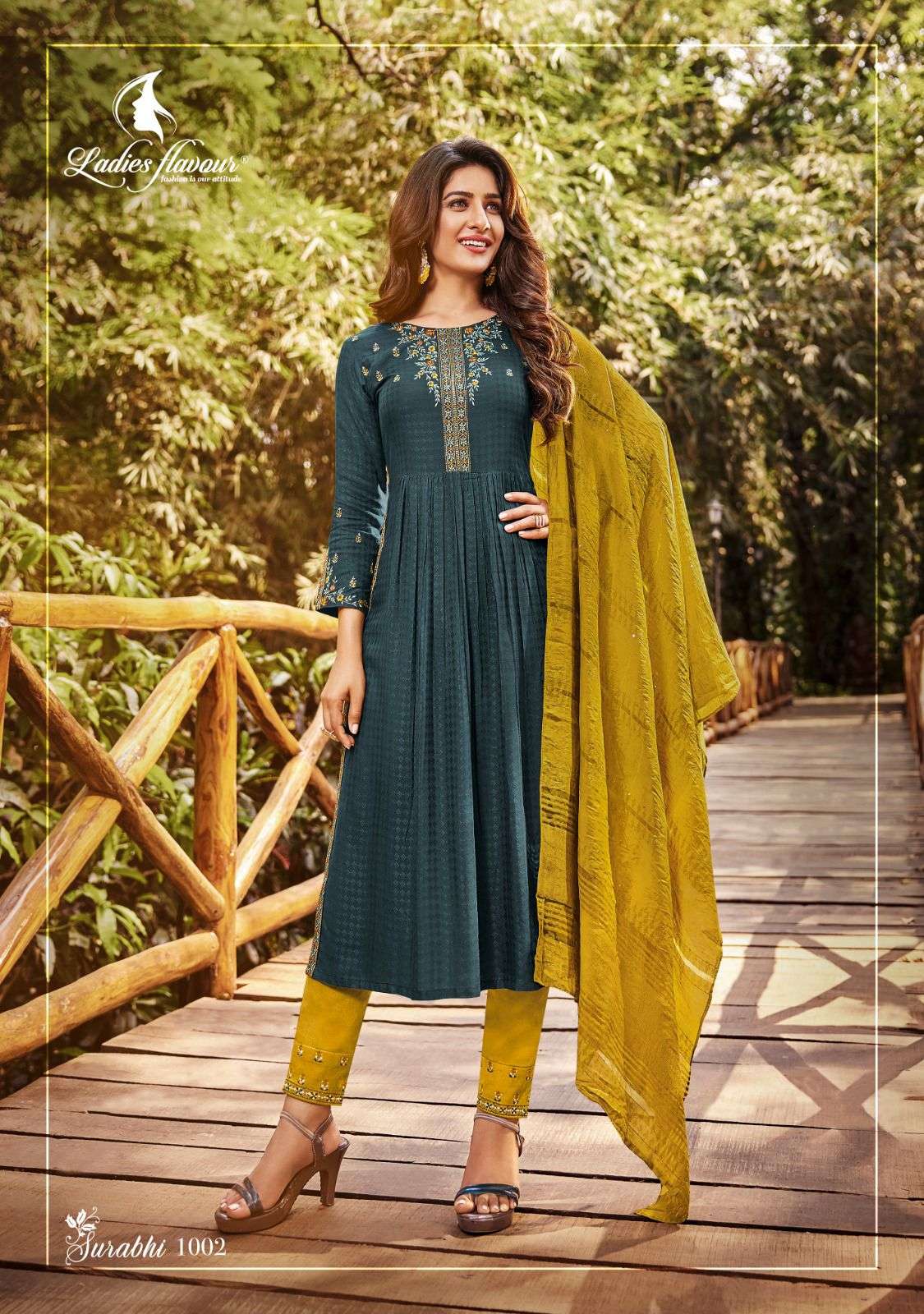  Ladies Flavour Surabhi Kurti Wholesale catalog