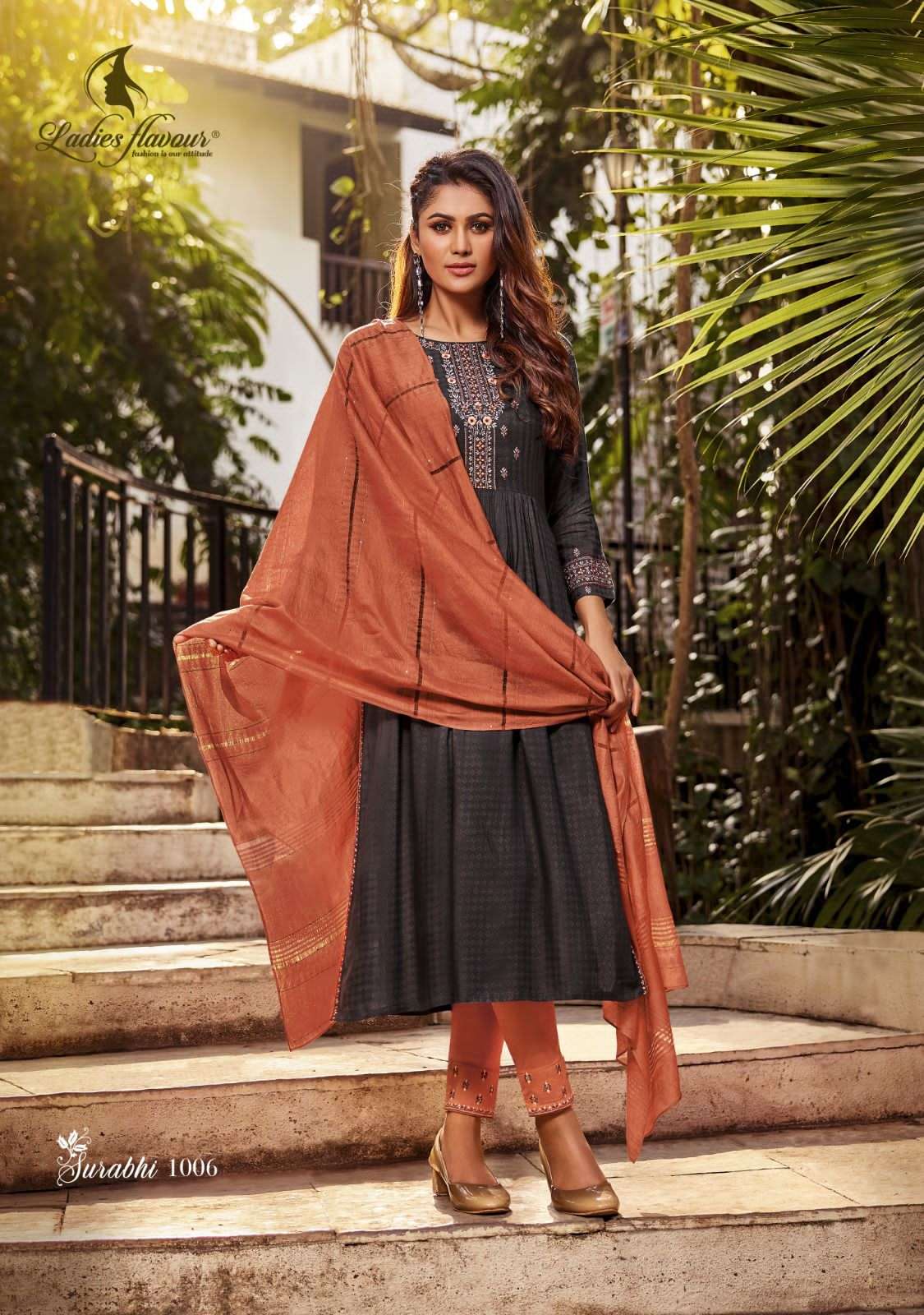  Ladies Flavour Surabhi Kurti Wholesale catalog
