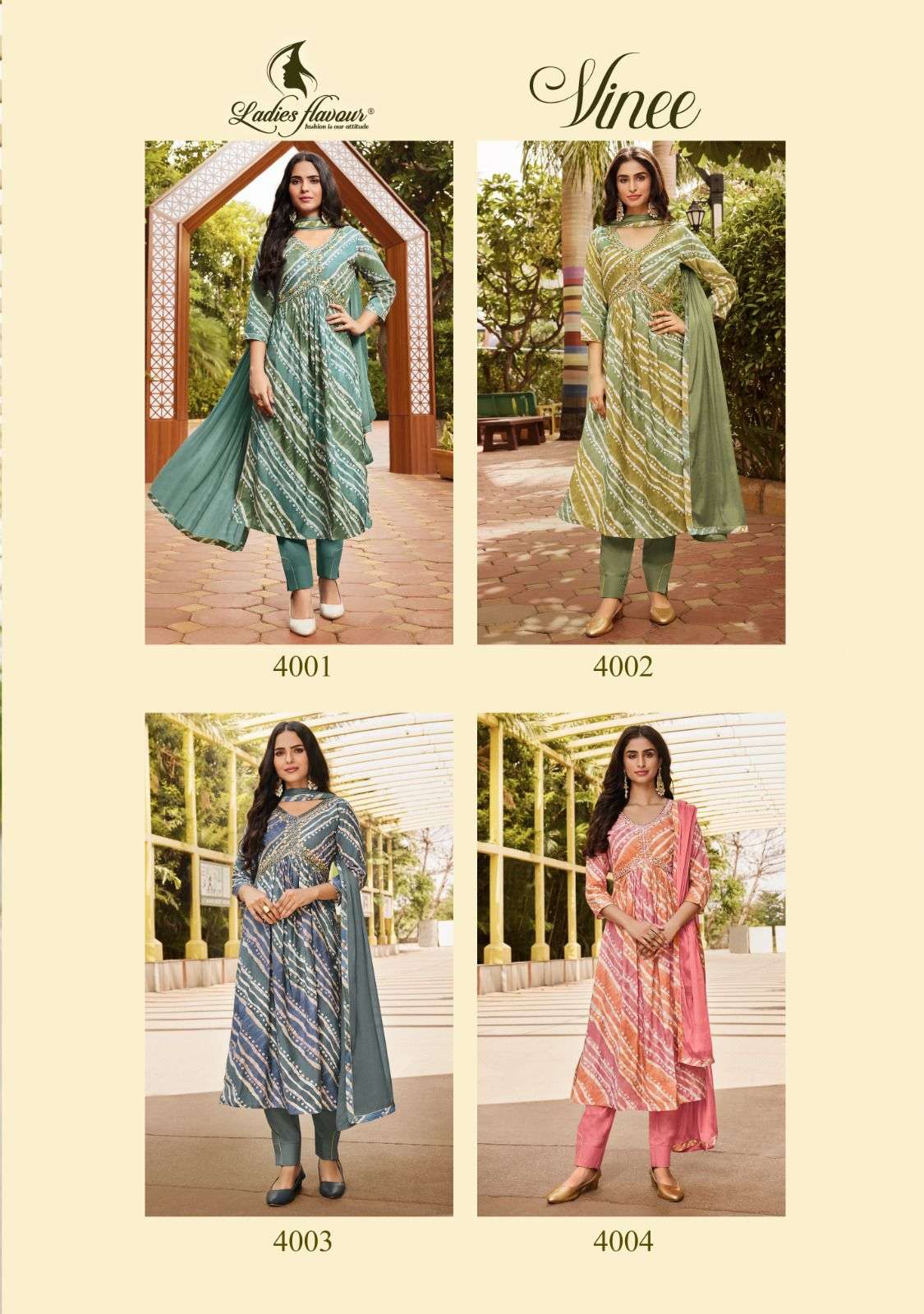 Ladies Flavour Vinee Kurti Wholesale catalog