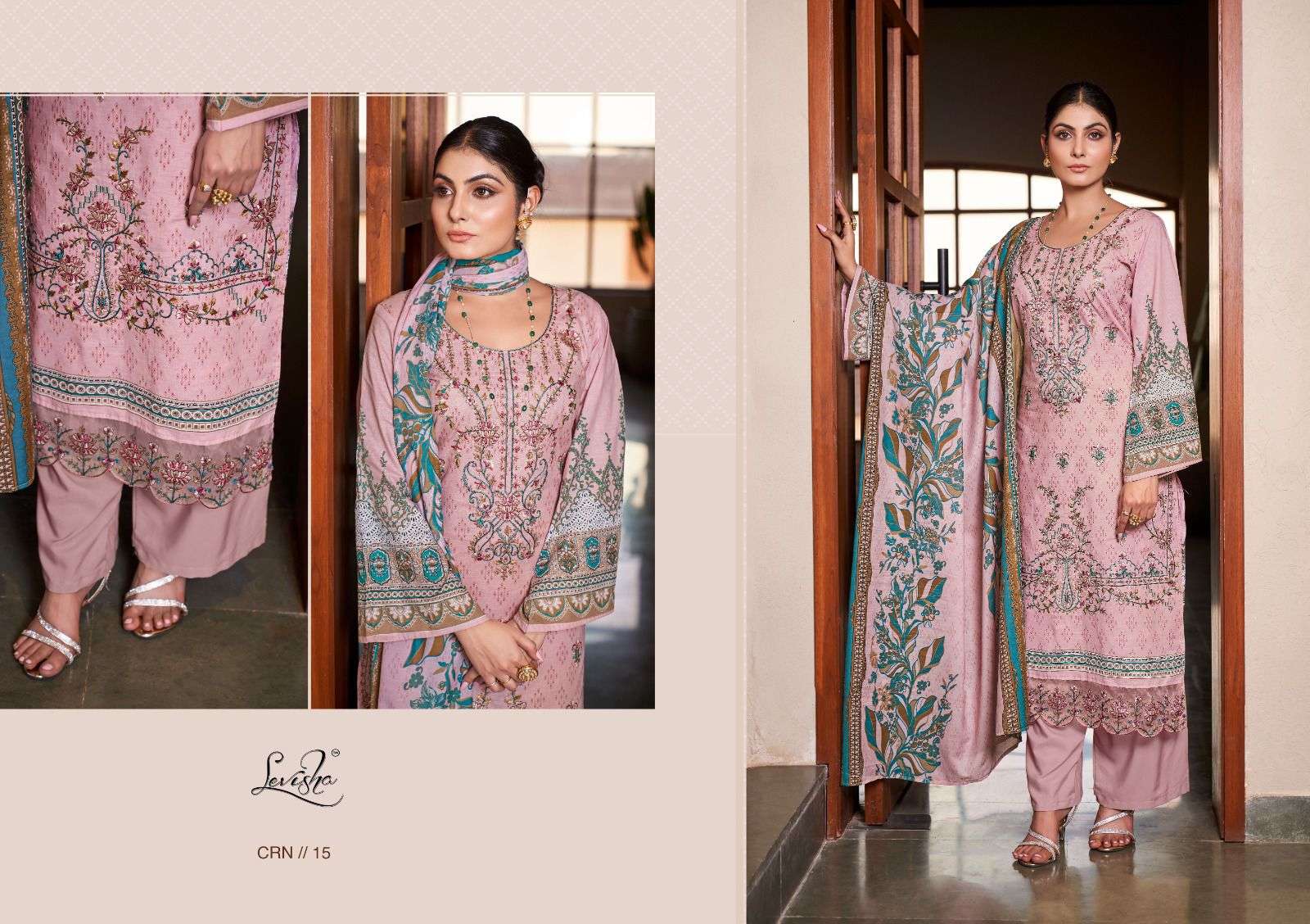 Levisha CHEVRON VOL-1 Pakistani LAWN Suits Wholesale catalog